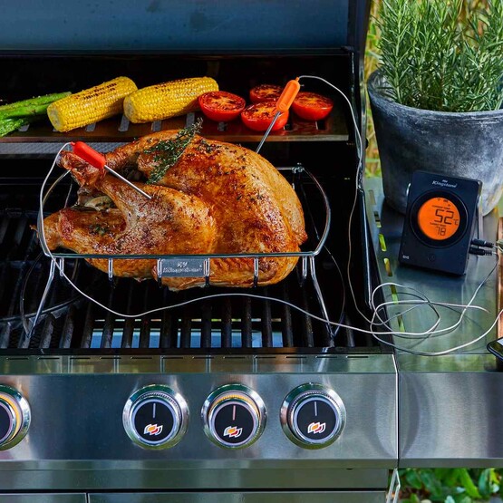 H&uuml;hnchen auf dem Grill