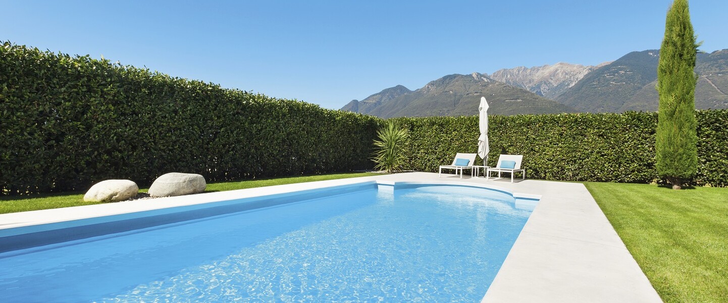 Pool im Garten